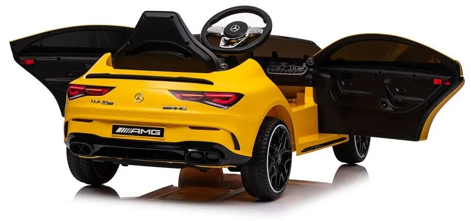 Masinuta electrica Lean Cars Mercedes CLA 45s AMG (Yellow) - 9