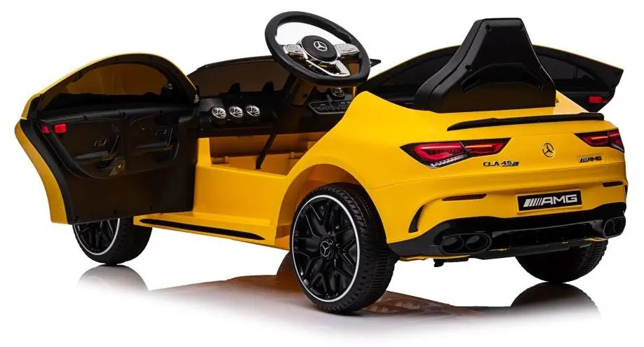 Masinuta electrica Lean Cars Mercedes CLA 45s AMG (Yellow) - 10