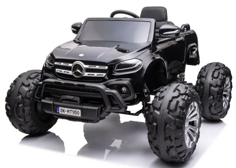 Masinuta electrica Lean Cars Mercedes DK-MT950 4x4 (Black Lacquered) - 4