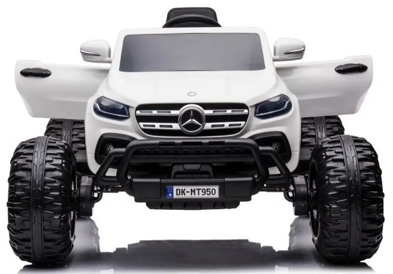 Masinuta electrica Lean Cars Mercedes DK-MT950 4x4 (White) - 6