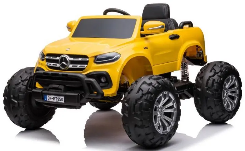 Masinuta electrica Lean Cars Mercedes DK-MT950 4x4 (Yellow) - 5