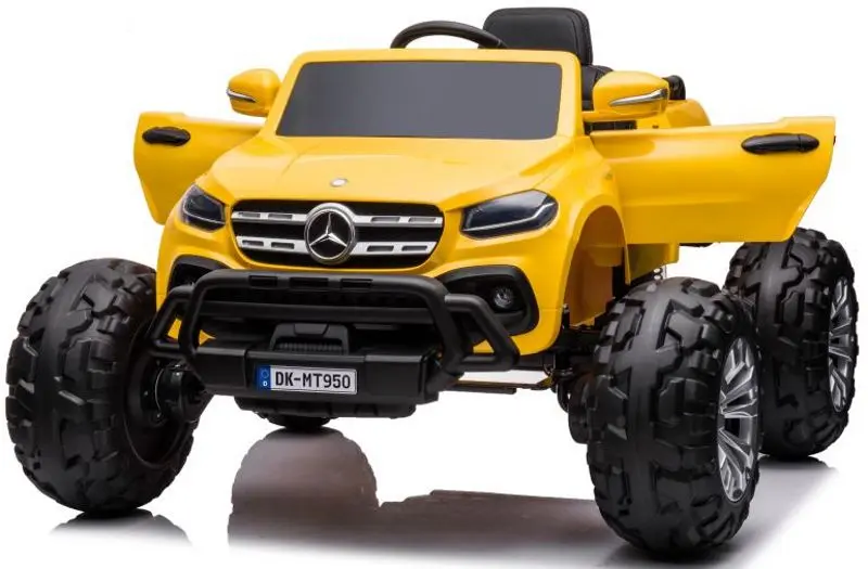 Masinuta electrica Lean Cars Mercedes DK-MT950 4x4 (Yellow) - 7
