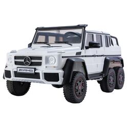 Masinuta electrica Lean Cars Mercedes G63 6x6x ABL-1801 (White) Thumb