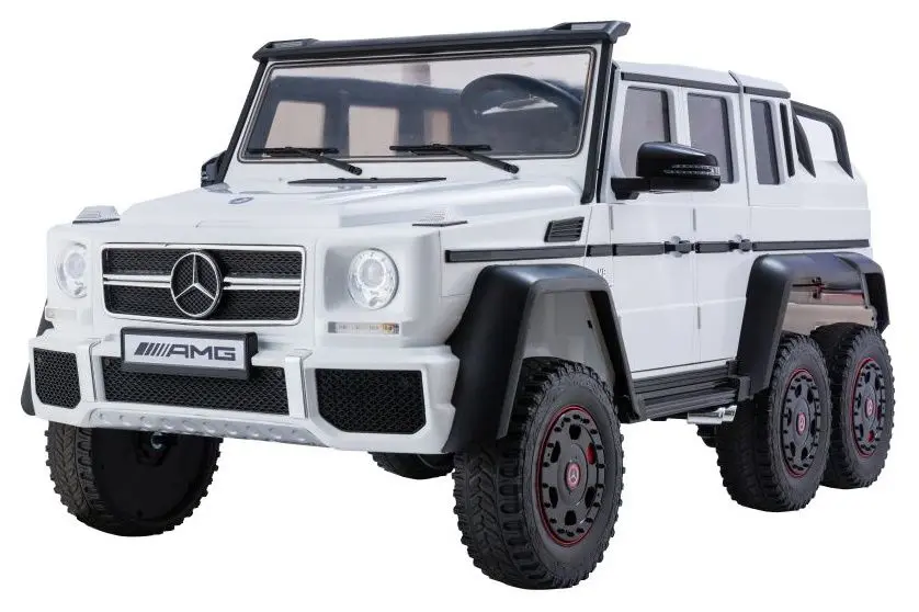 Masinuta electrica Lean Cars Mercedes G63 6x6x ABL-1801 (White) - 2