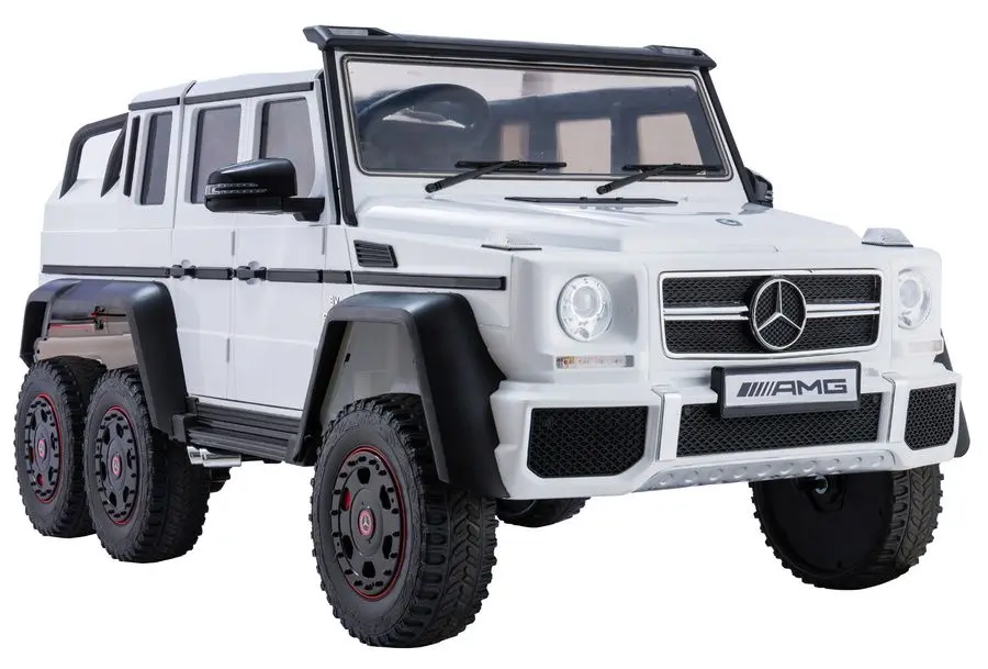 Masinuta electrica Lean Cars Mercedes G63 6x6x ABL-1801 (White)