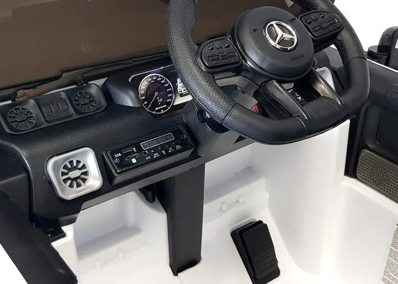 Masinuta electrica Lean Cars Mercedes G63 (White) - 3