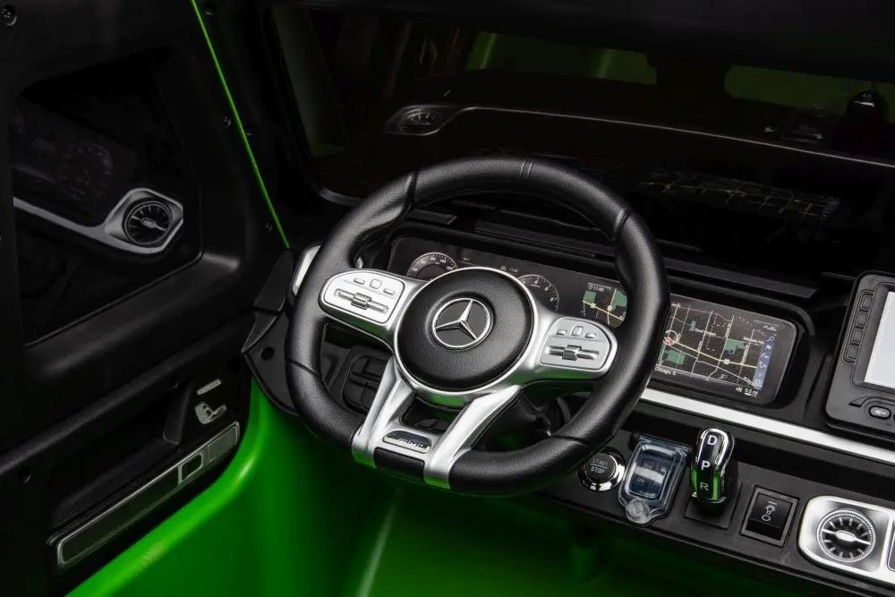 Masinuta electrica Lean Cars Mercedes G63 XXL 4x4 (Green Painted) - 9