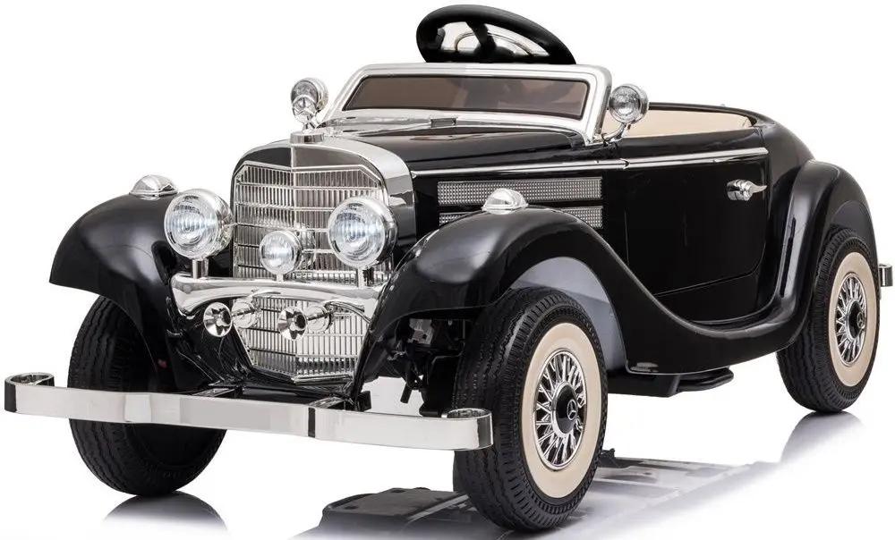 Masinuta electrica Lean Cars Mercedes Retro 540K A200 (Black) - 2