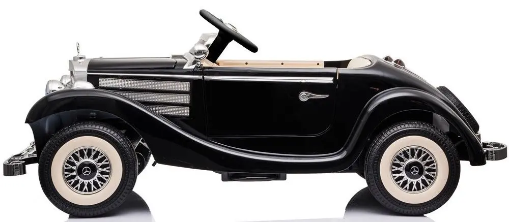 Masinuta electrica Lean Cars Mercedes Retro 540K A200 (Black) - 3