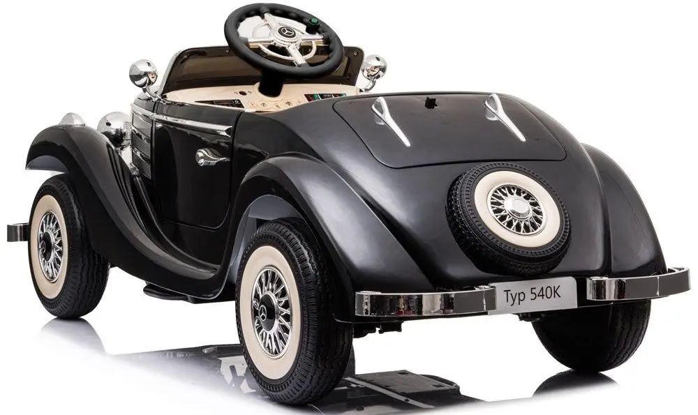 Masinuta electrica Lean Cars Mercedes Retro 540K A200 (Black) - 4