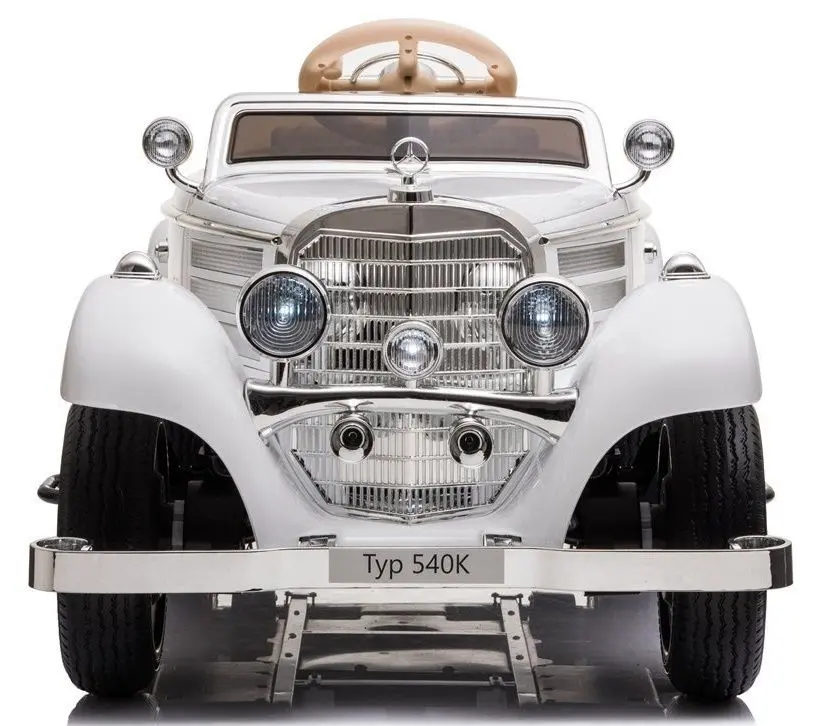 Masinuta electrica Lean Cars Mercedes Retro 540K A200 (White) - 4