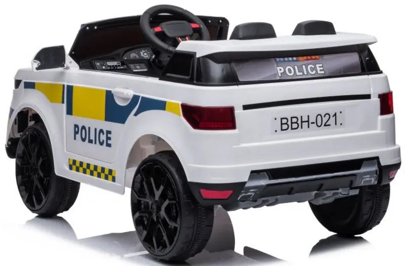 Masinuta electrica Lean Cars Police BBH-021 (White) - 2