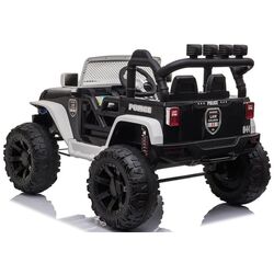 Masinuta electrica Lean Cars Police Electric Ride-On Car JC 666 (White/Black) Thumb