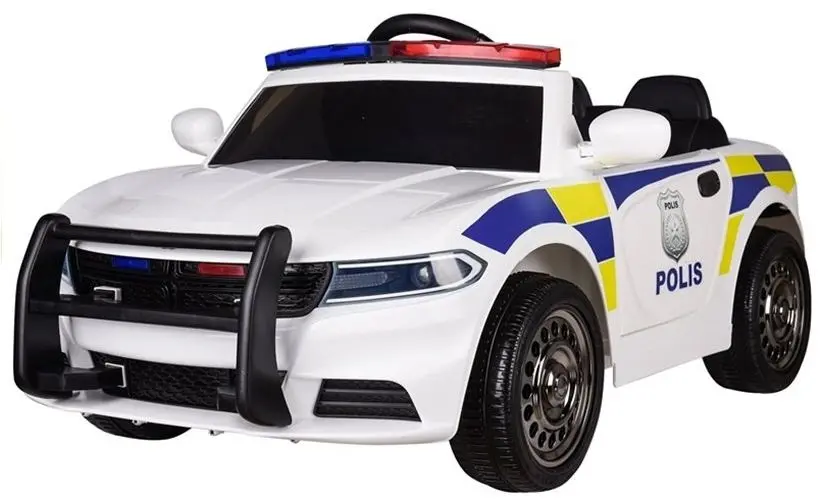 Masinuta electrica Lean Cars Police (White) - 2