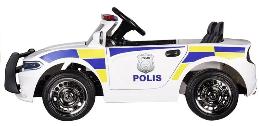 Masinuta electrica Lean Cars Police (White) - 3