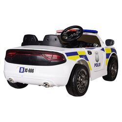 Masinuta electrica Lean Cars Police (White) Thumb