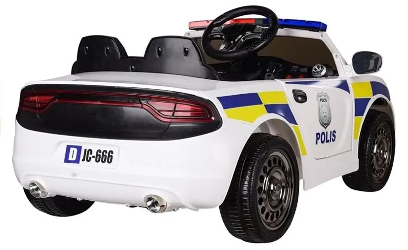 Masinuta electrica Lean Cars Police (White) - 5
