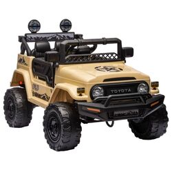 Masinuta electrica Lean Cars Toyota FJ JJ2099 4x4 (Khaki)