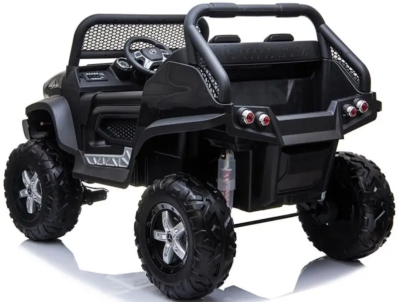 Электромобиль Lean Cars Unimog Mercedes 3967 (Black) - 2
