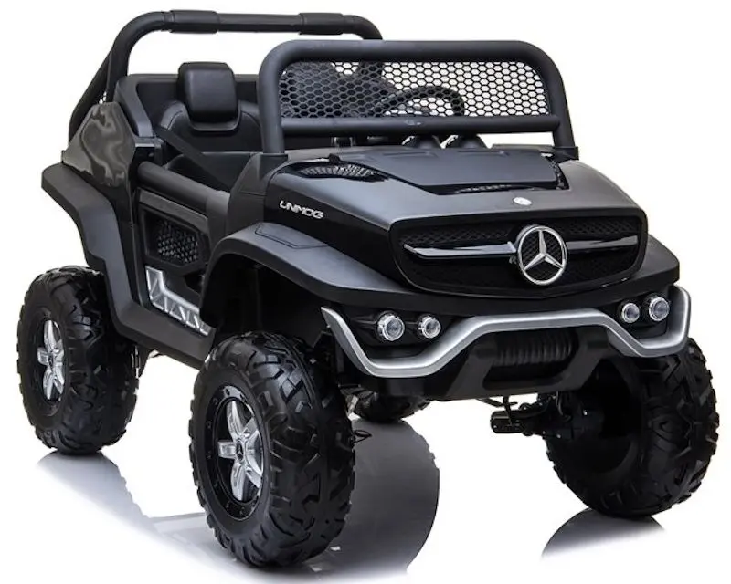 Электромобиль Lean Cars Unimog Mercedes 3967 (Black) - 4