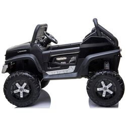 Электромобиль Lean Cars Unimog Mercedes 3967 (Black) Thumb