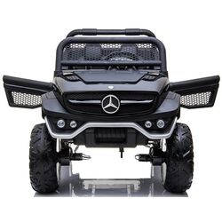 Электромобиль Lean Cars Unimog Mercedes 3967 (Black) Thumb