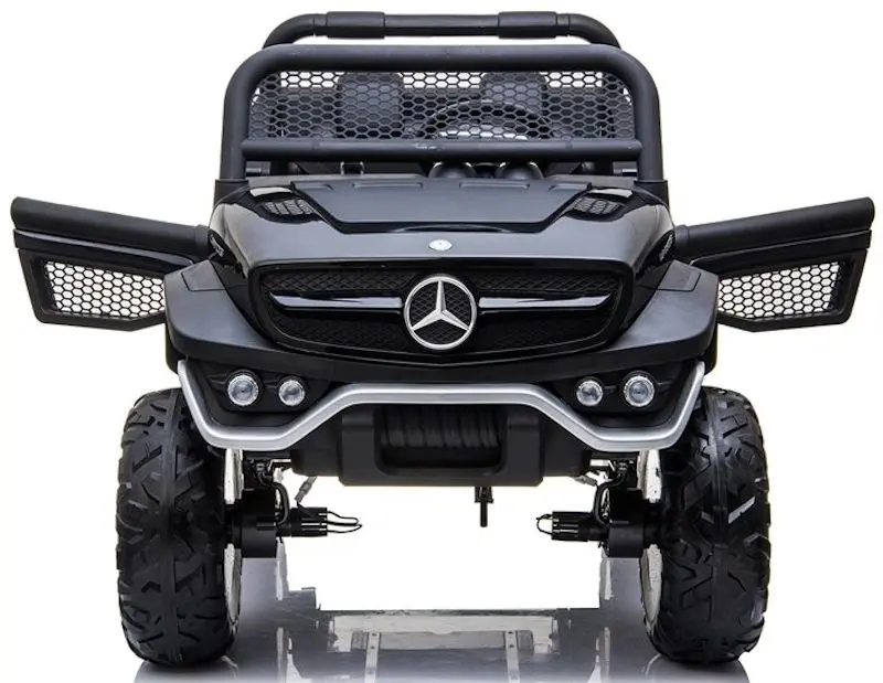 Электромобиль Lean Cars Unimog Mercedes 3967 (Black) - 6