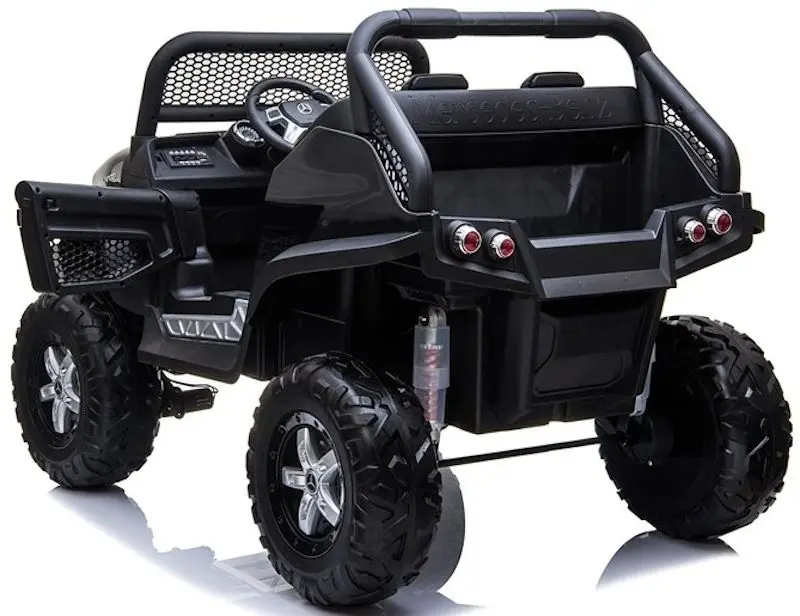 Электромобиль Lean Cars Unimog Mercedes 3967 (Black) - 7