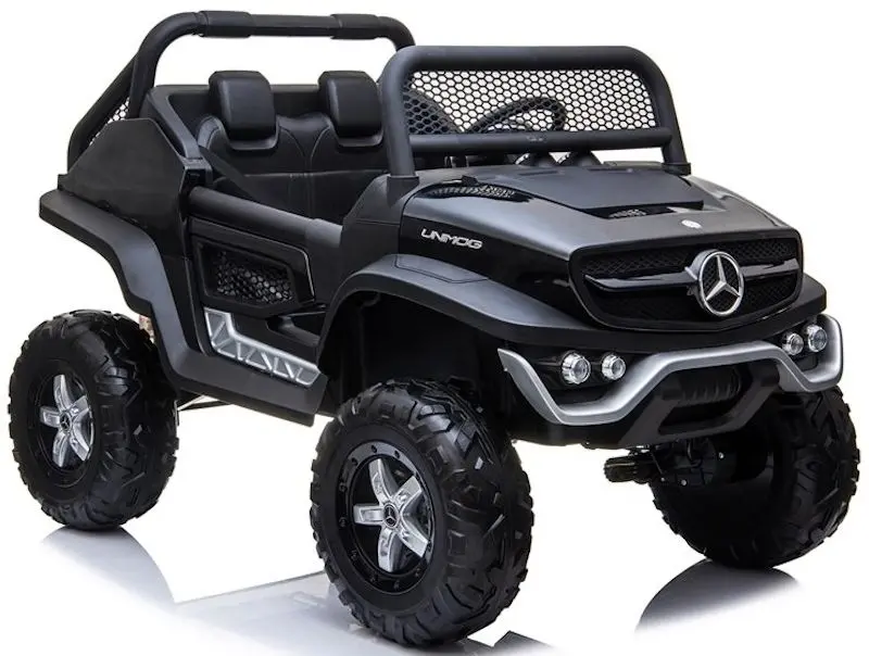 Электромобиль Lean Cars Unimog Mercedes 3967 (Black) - 8