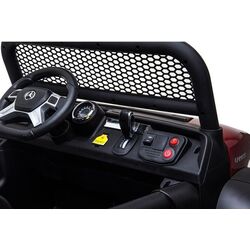 Электромобиль Lean Cars Unimog Mercedes 3967 (Black) Thumb