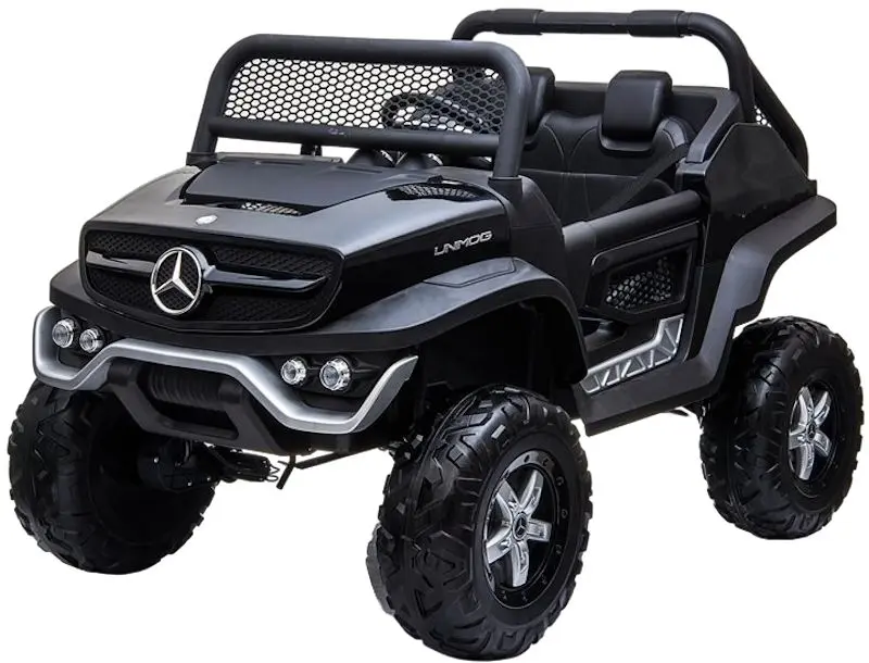 Электромобиль Lean Cars Unimog Mercedes 3967 (Black)