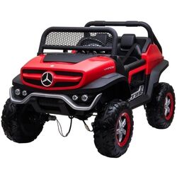 Электромобиль Lean Cars Unimog Mercedes 3968 (Red/Black)