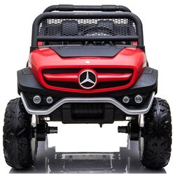 Masinuta electrica Lean Cars Unimog Mercedes 3968 (Red/Black) Thumb
