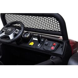 Masinuta electrica Lean Cars Unimog Mercedes 3968 (Red/Black) Thumb