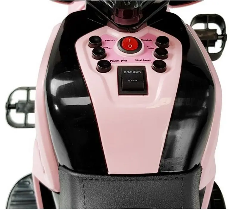 Электромотоцикл 2в1 Lean Cars HL-108 (Pink) - 6
