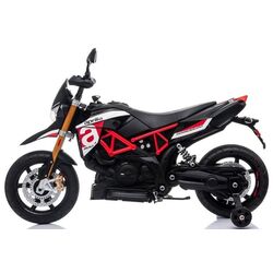 Электромотоцикл Lean Cars Aprilia A007 (Black/Red) Thumb