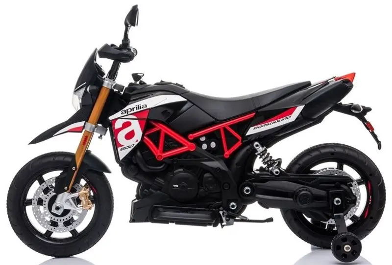 Электромотоцикл Lean Cars Aprilia A007 (Black/Red) - 3