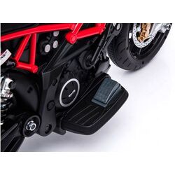 Электромотоцикл Lean Cars Aprilia A007 (Black/Red) Thumb