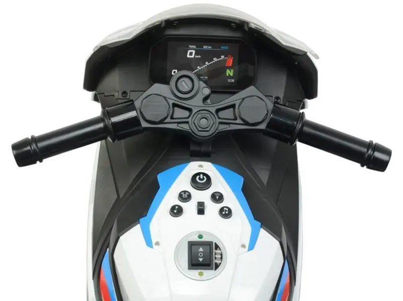 Электромотоцикл Lean Cars BMW S1000RR (White) - 4