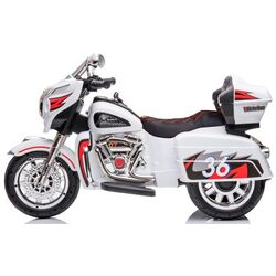 Motocicleta electrica Lean Cars Goldwing NEL-R1800GS (White) Thumb