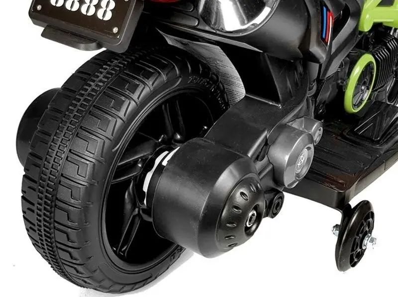 Электромотоцикл Lean Cars GTM1188 (Green/Black) - 5