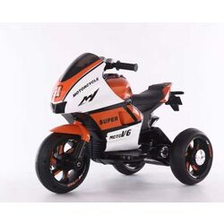 Motocicleta electrica Lean Cars HT-5188 (Orange/White) Thumb