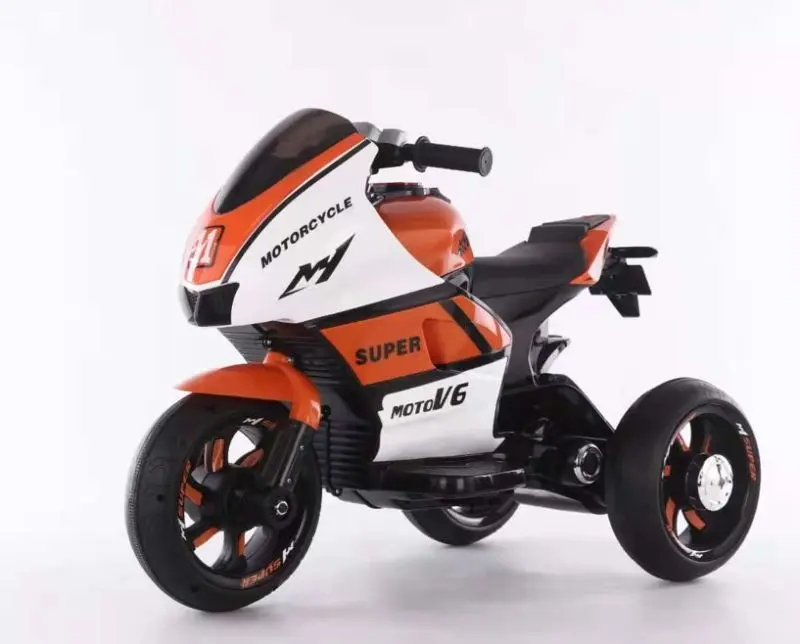 Motocicleta electrica Lean Cars HT-5188 (Orange/White) - 4