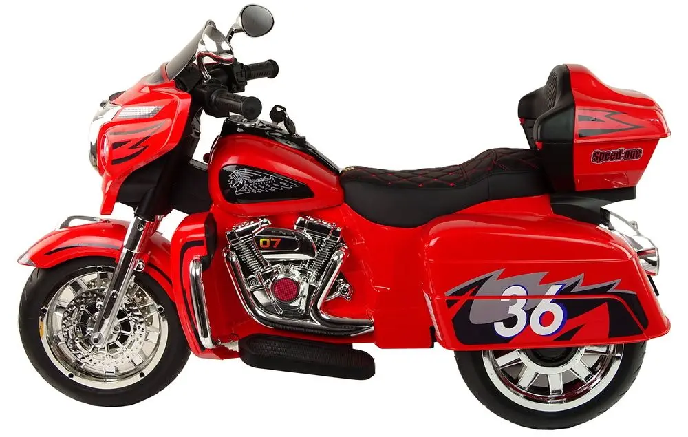 Motocicleta electrica Lean Cars NEL-R1800GS (Red) - 2