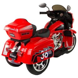 Motocicleta electrica Lean Cars NEL-R1800GS (Red) Thumb