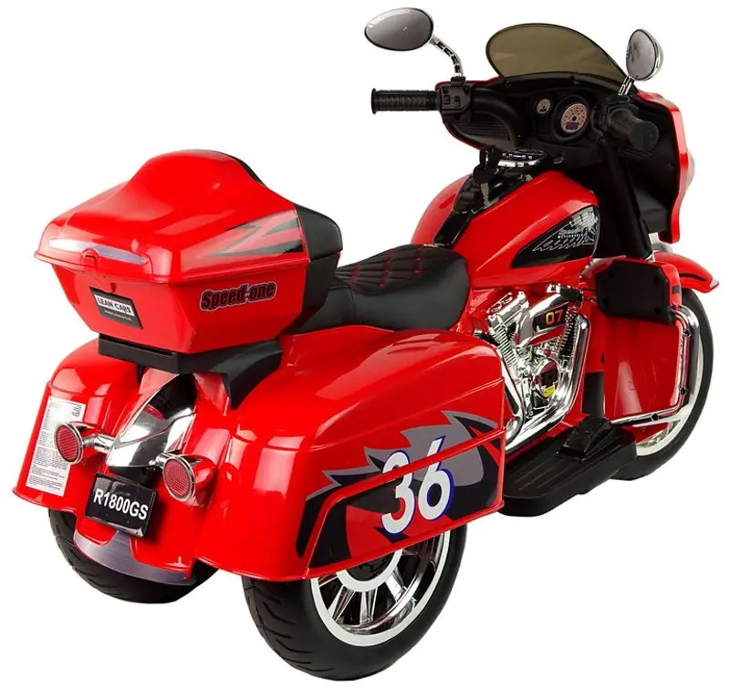 Motocicleta electrica Lean Cars NEL-R1800GS (Red) - 4