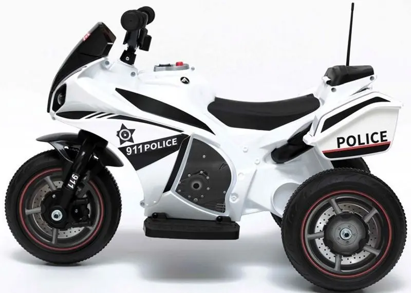 Motocicleta electrica Lean Cars Police GTM5588 (White/Black) - 2