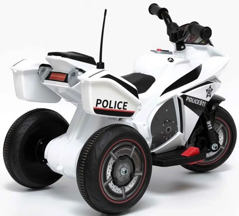 Motocicleta electrica Lean Cars Police GTM5588 (White/Black) - 4