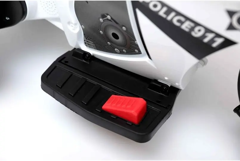 Motocicleta electrica Lean Cars Police GTM5588 (White/Black) - 5