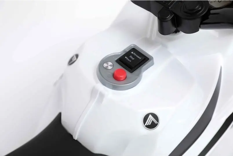 Motocicleta electrica Lean Cars Police GTM5588 (White/Black) - 6